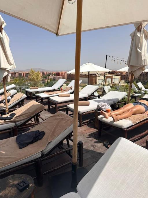 Appartement Centre Gare Gueliz Chic Et Cosy De Marrakech Marrakesh Exteriör bild